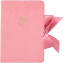 WHSmith-Strawberry-Bloom-Velvet-Ribbon-Tie-Notebook Sale