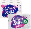 Cotton-Softs-Toilet-Tissue-12-Pack-or-Double-Length-6-Pack Sale