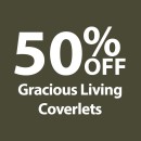 50-off-Gracious-Living-Coverlets Sale