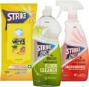 Strike-Cleaning-Wipes-50100-Pack-or-Strike-Floor-Cleaner-750ml-or-Strike-Cleaning-Triggers-750ml Sale