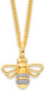 9ct-Diamond-Bee-Pendant Sale