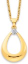 9ct-Diamond-Pear-Pendant Sale