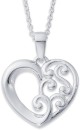 Sterling-Silver-Open-Heart-Koru-Pendant Sale