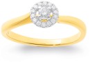 9ct-Diamond-Halo-Ring Sale