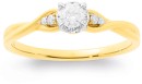 9ct-Diamond-Crossover-Ring Sale