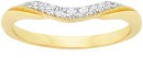 9ct-Diamond-Curved-Band Sale