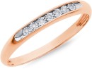 9ct-Rose-Gold-Diamond-Set-Stacker-Ring Sale