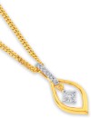 9ct-Diamond-Pointed-Oval-Pendant Sale