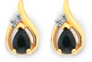 9ct-Sapphire-and-Diamond-Earrings Sale