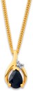 9ct-Sapphire-and-Diamond-Pendant Sale