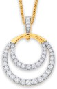 10ct-Element-Lab-Diamond-Circle-Enhancer-Pendant Sale
