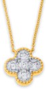 10ct-Element-Lab-Diamond-Clover-Pendant Sale