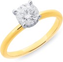 14ct-Element-Lab-Diamond-Round-Solitaire-Ring Sale