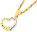 9ct-Two-Tone-Heart-Pendant Sale