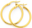 9ct-24mm-Hoop-Earrings Sale