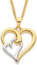 9ct-Two-Tone-Your-Heart-In-Mine-Heart-Pendant Sale