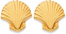 9ct-Sea-Shell-Studs Sale