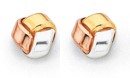9ct-Tri-Tone-Knot-Studs Sale