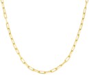 9ct-48cm-5cm-Solid-Paperclip-Necklace Sale