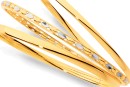 9ct-65mm-Two-Tone-Fancy-Bangle Sale
