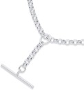Sterling-Silver-45cm-Round-Belcher-Fob-Chain Sale