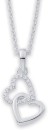 Sterling-Silver-Cubic-Zirconia-Heart-Pendant Sale