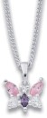 Sterling-Silver-Cubic-Zirconia-Butterfly-Pendant Sale