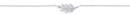 Sterling-Silver-Cubic-Zirconia-Leaf-Bracelet Sale