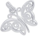 Sterling-Silver-Filigree-Butterfly-Charm Sale