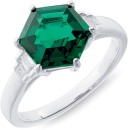 Sterling-Silver-Green-Cubic-Zirconia-Ring Sale
