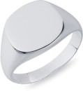 Sterling-Silver-Square-Signet-Gents-Ring-Size-V Sale