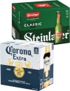 Corona-Extra-Bottles-12-Pack-or-Steinlager-Classic-Bottles-15-Pack Sale