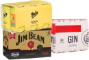Pals-Vodka-Pineapple-Lime-Soda-5-Jim-Beam-Gold-Cola-7-6-x-330mL-Cans-or-East-Imperial-London-Gin-and-Tonic-Range-7-6-x-250mL-Cans Sale