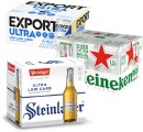 Export-Ultra-Low-Carb-Heineken-Silver-Sleek-12-x-330mL-Cans-or-Steinlager-Ultra-Low-Carb-12-x-330mL-Bottles Sale