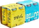 Zonzo-Zoncello-Limoncello-Spritz-or-Zonzo-Bellina-Bellini-di-Cristina-4-x-200mL-Cans Sale