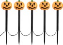 Arlec-Solar-LED-Pumpkin-Stake-Light-Pack-of-5 Sale
