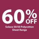 60-off-Solace-5050-Polycotton-Sheet-Range Sale