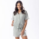 Design-Republique-Short-Sleeve-Sage-Cotton-Pj-Set Sale