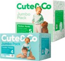 Cute-and-Co-Jumbo-Nappies-64-90-Pack-or-Nappy-Pants-48-52-Pack Sale