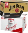 Jim-Beam-Gold-7-Zero-or-Smirnoff-Ice-Original-Zero-Sugar-5-12-x-250mL-Cans Sale