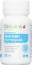 Clinicians-Nutrients-for-Vegans-60s Sale