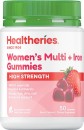 Healtheries-High-Strength-Womens-Multi-Iron-Gummies-60-Gummies Sale