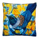 Design-Plus-Kiwiana-Cushion-Kowhai-Tui-60-x-60cm Sale