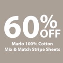 60-off-Marlo-100-Cotton-Mix-Match-Stripe-Sheets Sale
