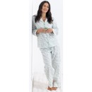 Gracious-Living-Leaf-Flannelette-Pj-Set-Green Sale