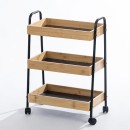 Solace-Ginger-3-Tier-Bamboo-Shelf-with-Wheels Sale