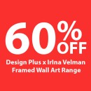 60-off-Design-Plus-x-IrIna-Velman-Framed-Wall-Art-Range Sale