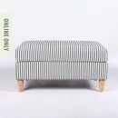 Milford-Stripe-Ottoman Sale