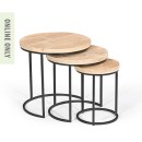 Reclaimed-Wood-Set-of-3-Tables Sale