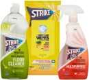 Strike-Cleaning-Wipes-50100-Pack-or-Strike-Floor-Cleaner-750ml-or-Strike-Cleaning-Triggers-750ml Sale